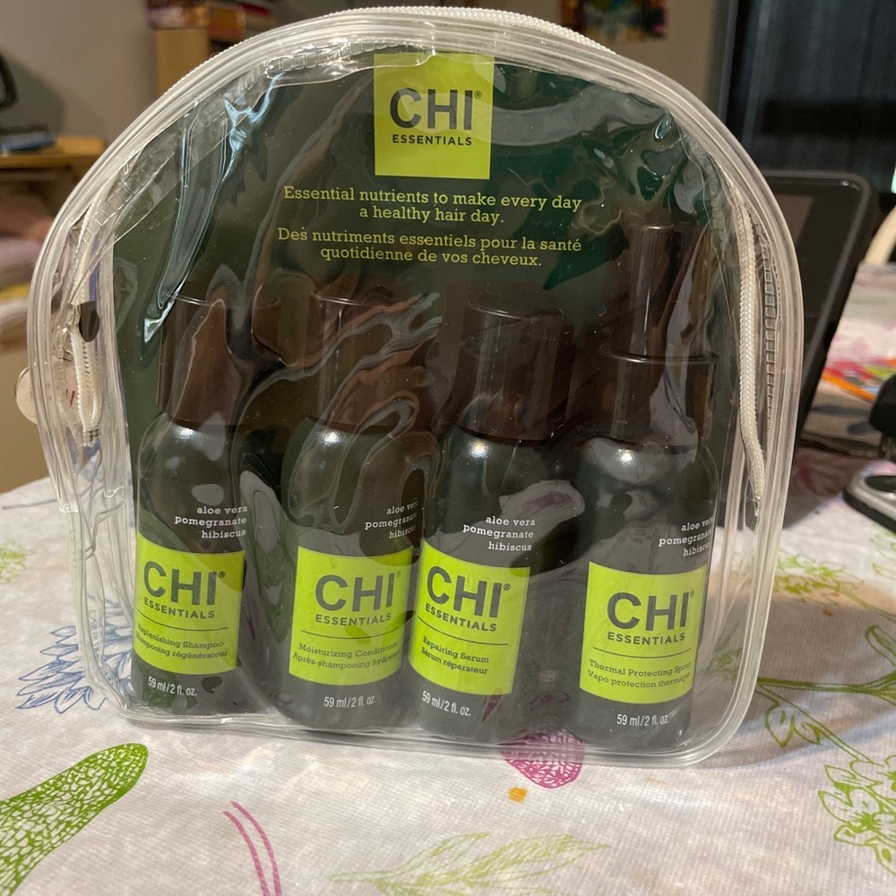 New! Chi Essentials 5 Piece 2oz. Travel kit